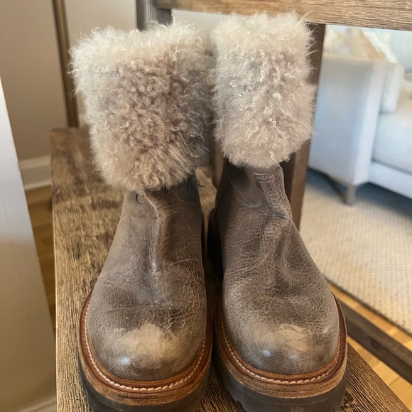BRUNELLO CUCINELLI Shearling Boots - Picture 3 of 7